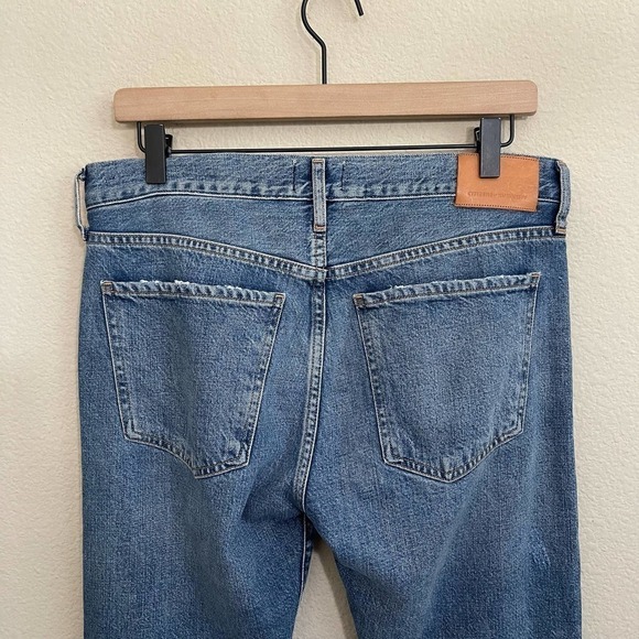 Citizens of Humanity Emerson Distressed Slim Boyfriend Denim Jeans Roadtrip 27 - Picture 11 of 16
